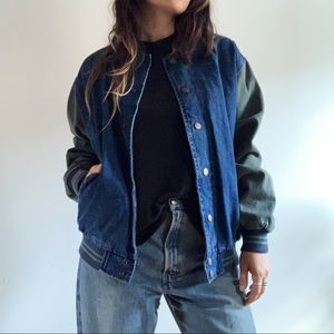 BDG Varsity Denim Jacket